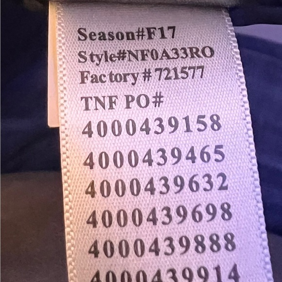 The North Face TNF Thermoball Blue Teal Full Zip Outdoor Puffer Jacket Men’s XL - Picture 9 of 14